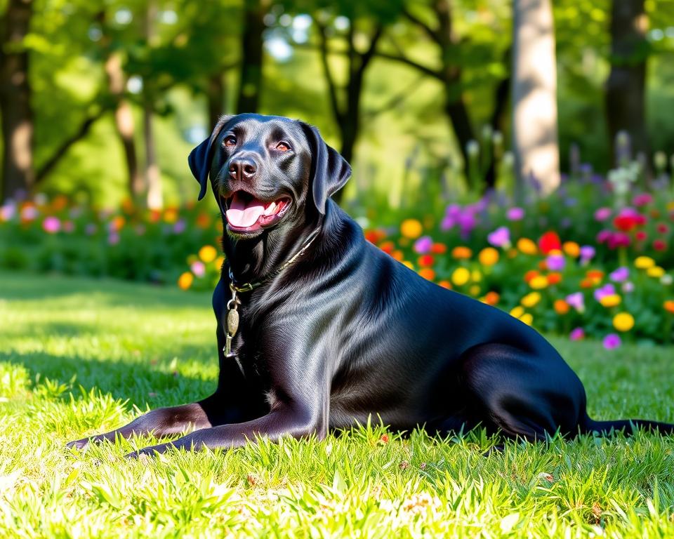 black labrador