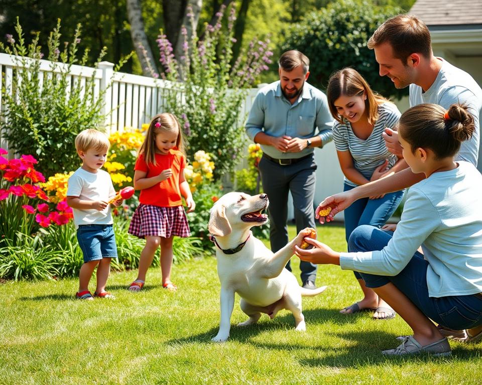 family involvement in puppy training