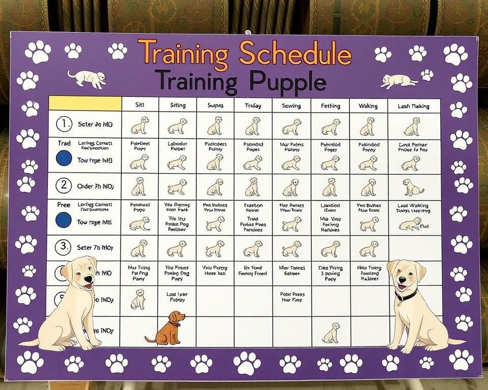 training schedule for labrador puppies